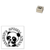 SPECIALE PANDA RUBBER STAMP VAN DE LERAAR RUBBERSTEMPEL (Gestempeld)