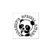 SPECIALE PANDA RUBBER STAMP VAN DE LERAAR RUBBERSTEMPEL (Afrduk)