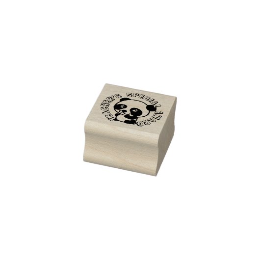 SPECIALE PANDA RUBBER STAMP VAN DE LERAAR RUBBERSTEMPEL (Stempel)