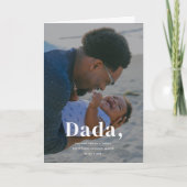 Speciale papa aangepaste foto Vaderdag Feestdagen Kaart (Voorkant)