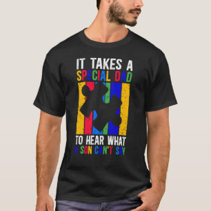 Speciale papa trotse autisme papa autisme bewustzi t-shirt