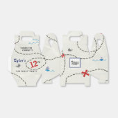 Speciale partij bij de Pirate Treasure Map Ship Wh Bedankdoosjes (Uitgevouwen)