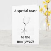 SPECIALE PAS GETROUWD TOAST KAART (Gele Bloem)