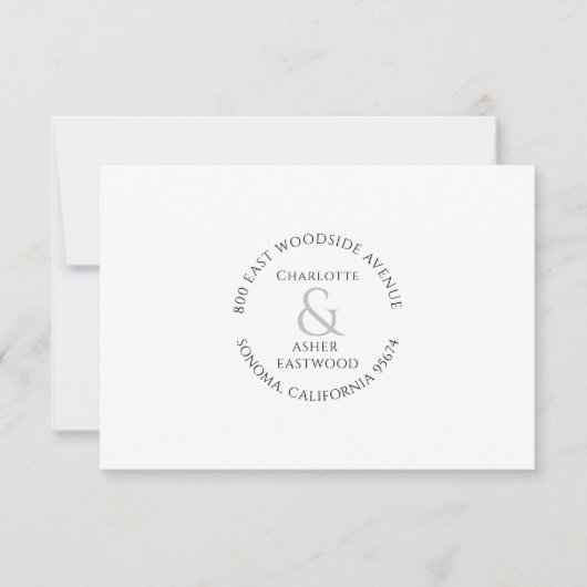 Speciale Pas getrouwd voor paren Bedankkaart (Voorkant)