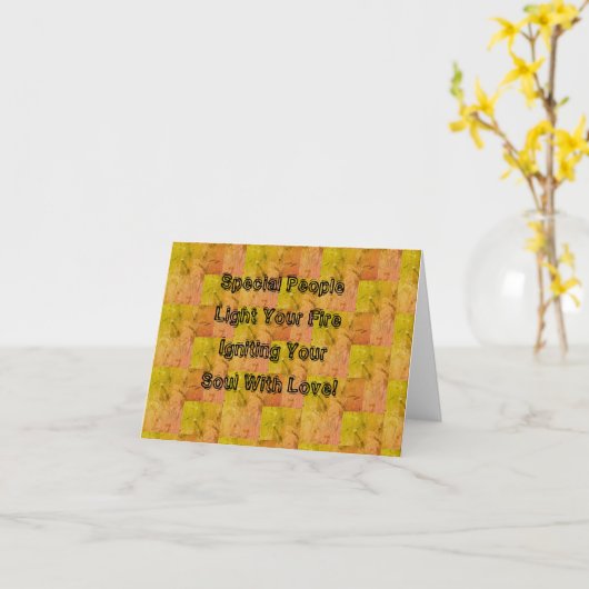 Speciale personen kaart (Gele Bloem)