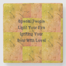 Speciale personen stenen onderzetter