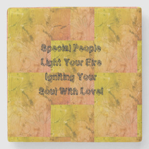 Speciale personen stenen onderzetter