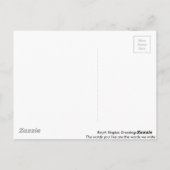 Speciale persoon briefkaart (Achterkant)