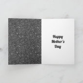 Speciale persoonlijke Moederdagkaart Kaart (Binnen)