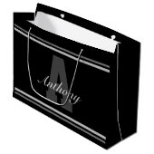 Speciale persoonlijke typografische naam cadeautas (Voorkant Gekanteld)