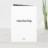 Speciale persoonlijke verjaardagskaart met leeftij kaart (Achterkant)