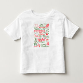 Speciale peuter Topjes voor het nieuwe jaar en ker Kinder Shirts