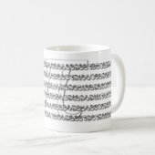 Speciale Pi-Mok voor Wiskunde Geeks Koffiemok (Voorkant rechts)