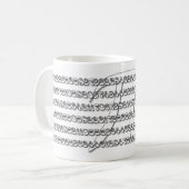 Speciale Pi-Mok voor Wiskunde Geeks Koffiemok (Voorkant links)