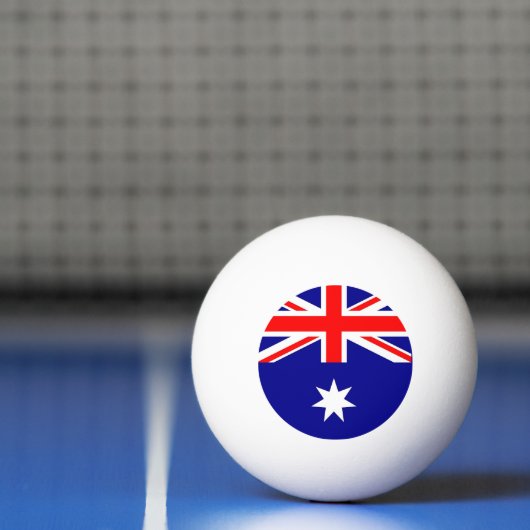 Speciale ping pong bal met vlag van Australië Pingpongbal (Net)