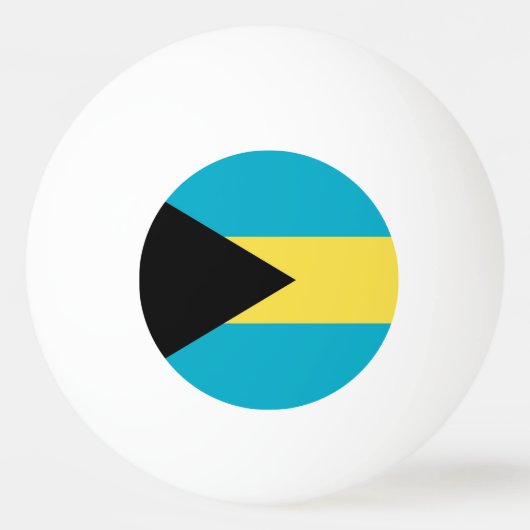 Speciale ping pong bal met vlag van Bahama's Pingpongbal (Voorkant)