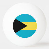 Speciale ping pong bal met vlag van Bahama's Pingpongbal (Achterkant)