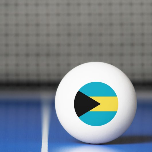 Speciale ping pong bal met vlag van Bahama's Pingpongbal (Net)