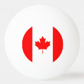 Speciale ping pong bal met vlag van Canada Pingpongbal (Voorkant)