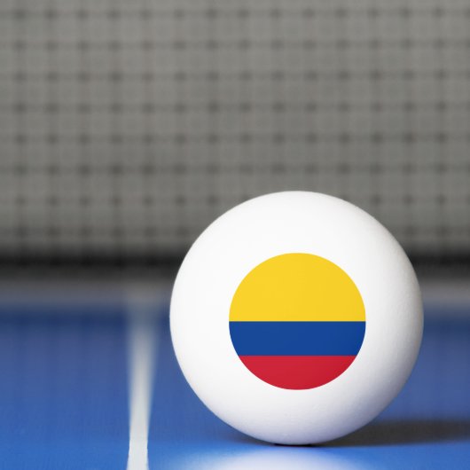 Speciale ping pong bal met vlag van Colombia Pingpongbal (Net)