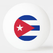 Speciale ping pong bal met vlag van Cuba Pingpongbal (Voorkant)