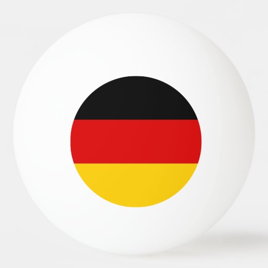 Speciale ping pong bal met vlag van Duitsland Pingpongbal (Achterkant)