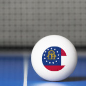 Speciale ping pong bal met vlag van Georgië Pingpongbal (Net)
