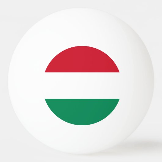 Speciale ping pong bal met vlag van Hongarije Pingpongbal (Achterkant)