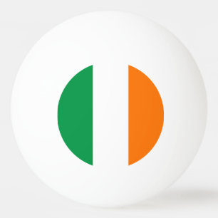 Speciale ping pong bal met vlag van Ierland Pingpongbal