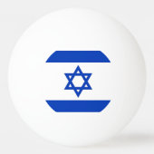 Speciale ping pong bal met vlag van Israël Pingpongbal (Voorkant)