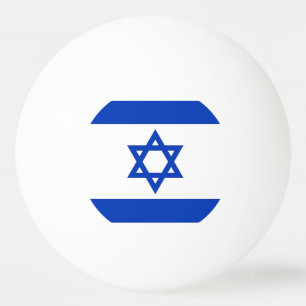 Speciale ping pong bal met vlag van Israël Pingpongbal