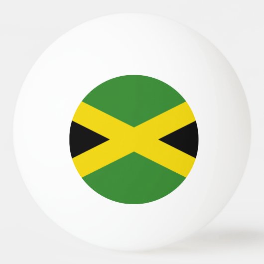 Speciale ping pong bal met vlag van Jamaica Pingpongbal (Achterkant)