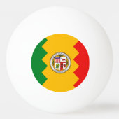 Speciale ping pong bal met vlag van Los Angeles Pingpongbal (Voorkant)