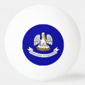 Speciale ping pong bal met vlag van Louisiana Pingpongbal (Voorkant)