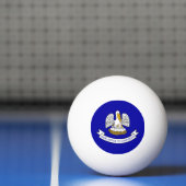 Speciale ping pong bal met vlag van Louisiana Pingpongbal (Net)