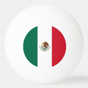 Speciale ping pong bal met vlag van Mexico Pingpongbal