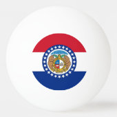 Speciale ping pong bal met vlag van Missouri Pingpongbal (Achterkant)