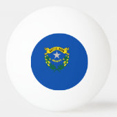 Speciale ping pong bal met vlag van Nevada Pingpongbal (Voorkant)