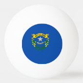Speciale ping pong bal met vlag van Nevada Pingpongbal (Achterkant)