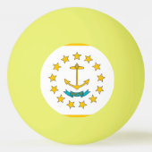 Speciale ping pong bal met vlag van Rhode Island Pingpongbal (Voorkant)