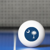 Speciale ping pong bal met vlag van South Carolina Pingpongbal (Net)