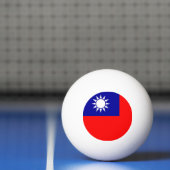 Speciale ping pong bal met vlag van Taiwan Pingpongbal (Net)