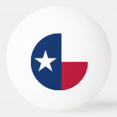 Speciale ping pong bal met vlag van Texas, Verenig Pingpongbal (Voorkant)