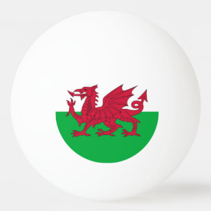 Speciale ping pong bal met vlag van Wales Pingpongbal