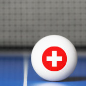 Speciale ping pong bal met vlag van Zwitserland Pingpongbal (Net)