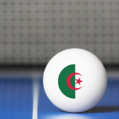 Speciale pingpongbal met vlag van Algerije (Net)