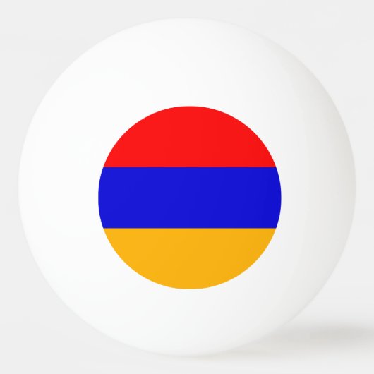 Speciale pingpongbal met vlag van Armenië (Voorkant)