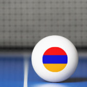 Speciale pingpongbal met vlag van Armenië (Net)