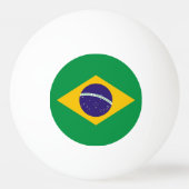 Speciale pingpongbal met vlag van Brazilië (Voorkant)