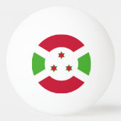 Speciale pingpongbal met Vlag van Burundi (Achterkant)